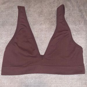 PINK Seamless Plunge Bralette